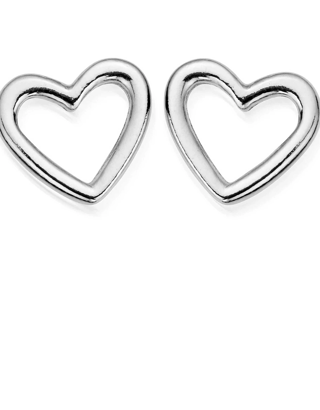 Open Heart Stud Earrings, 4 of 3