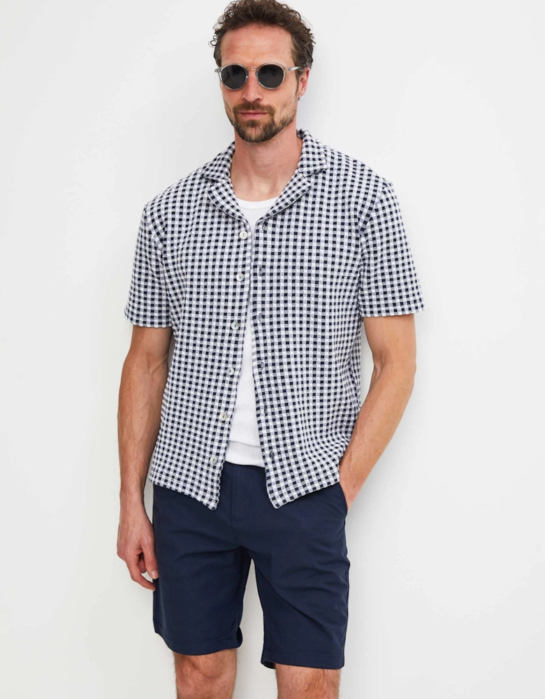 Organic Cotton Check Resort Polo