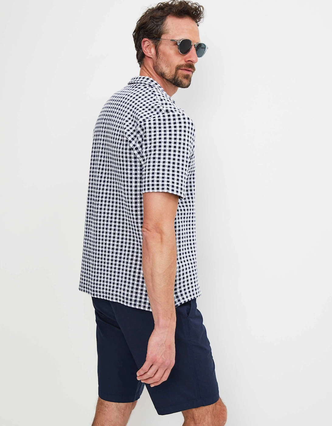 Organic Cotton Check Resort Polo
