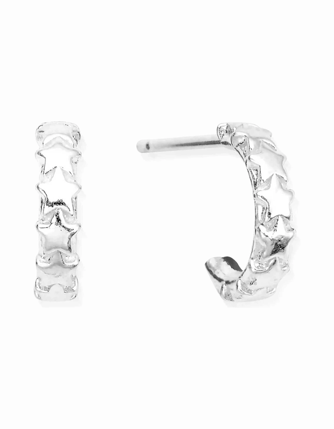 Tiny Multi Star Huggie Hoops, 4 of 3