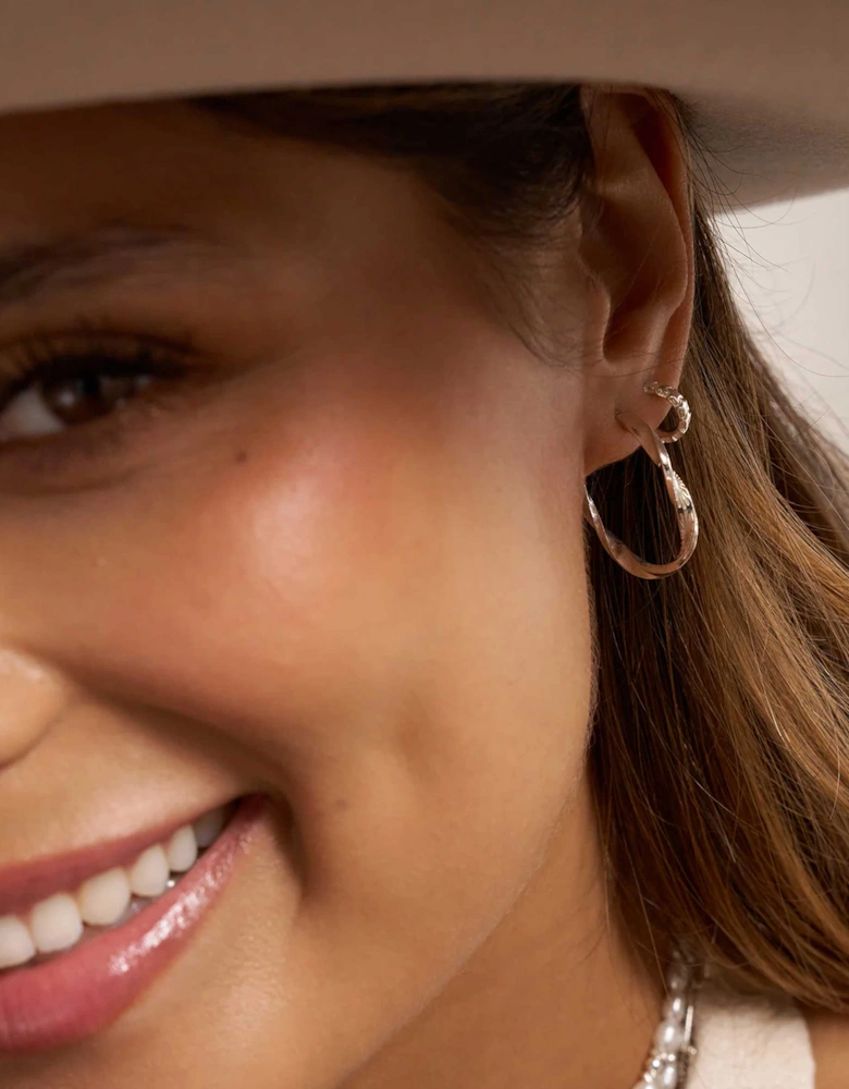 Tiny Multi Star Huggie Hoops