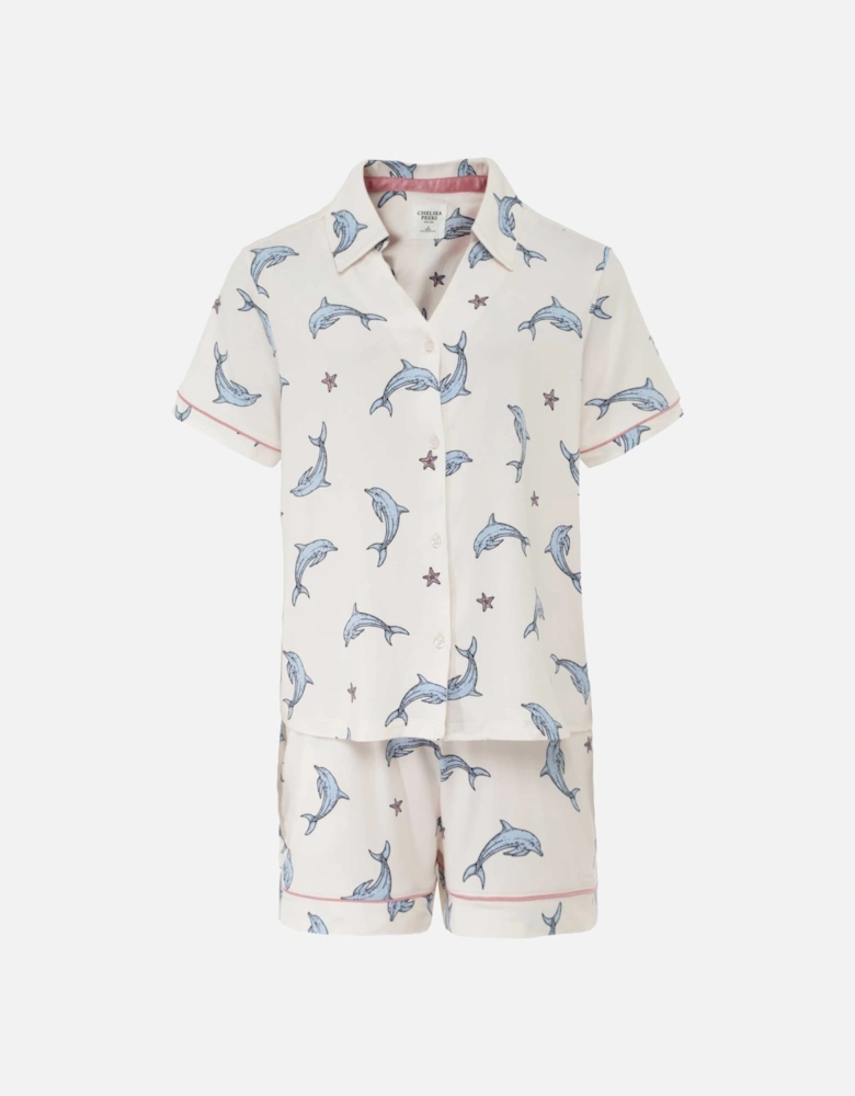 Dolphin Print Short Pyjama Set