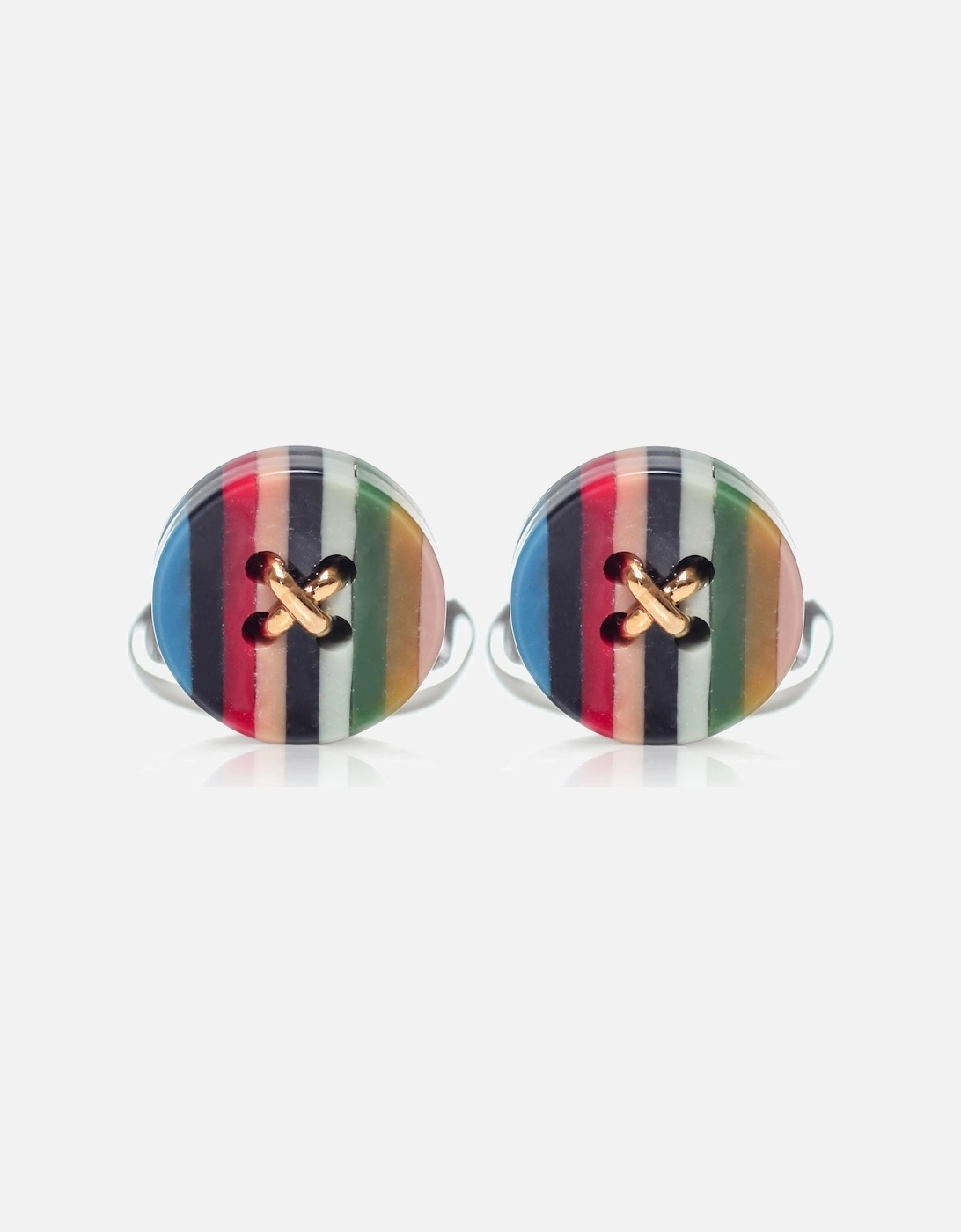 Artist Stripe Button Cufflinks, 4 of 3