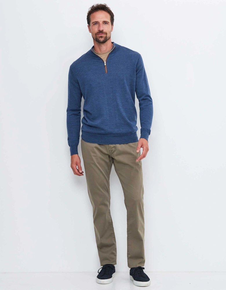Slim Fit Five Pocket Bard Trousers
