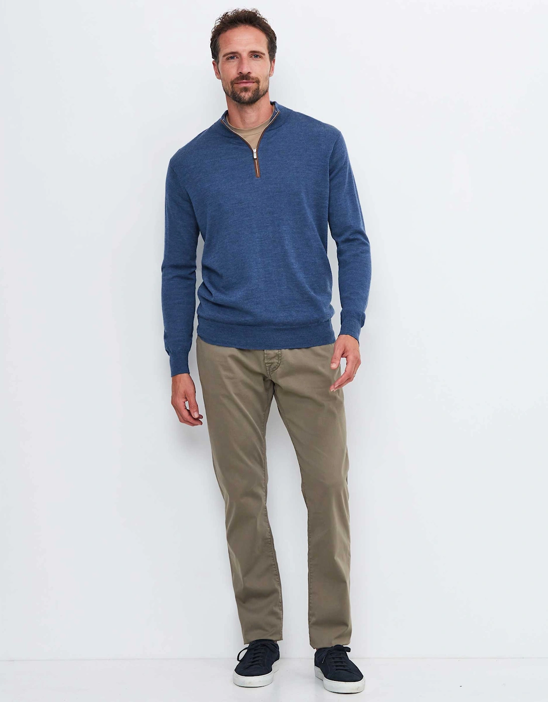 Slim Fit Five Pocket Bard Trousers