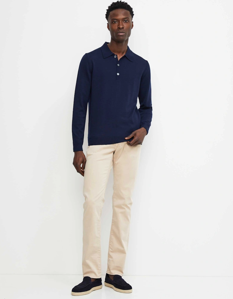 Slim Fit Five Pocket Bard Trousers