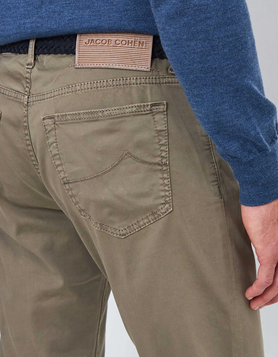 Slim Fit Five Pocket Bard Trousers