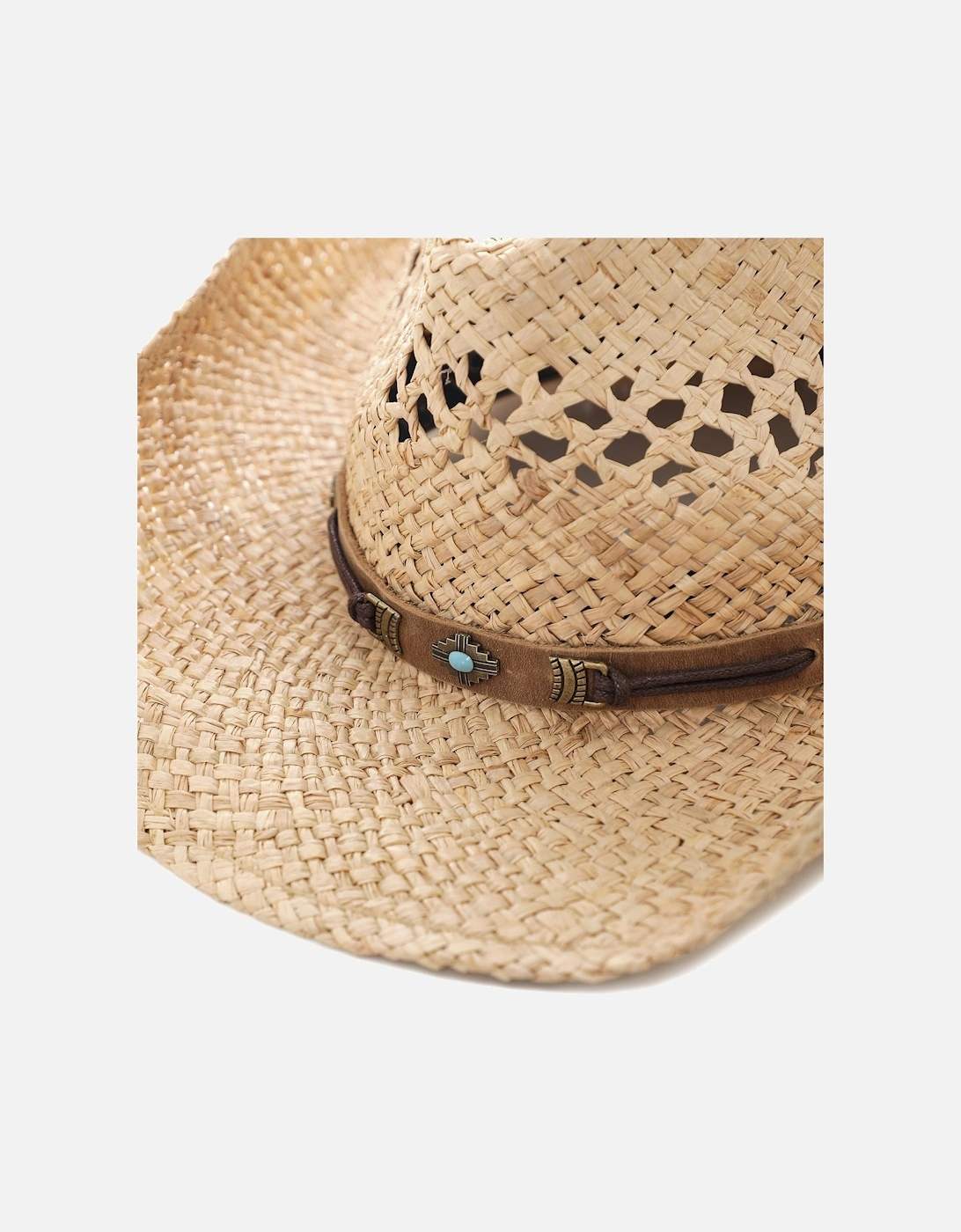 Western Raffia Straw Hat