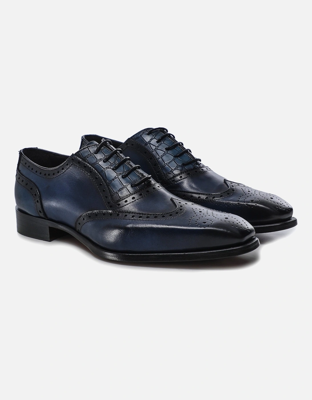 Leather Wing-Tip Oxford Brogues, 8 of 7