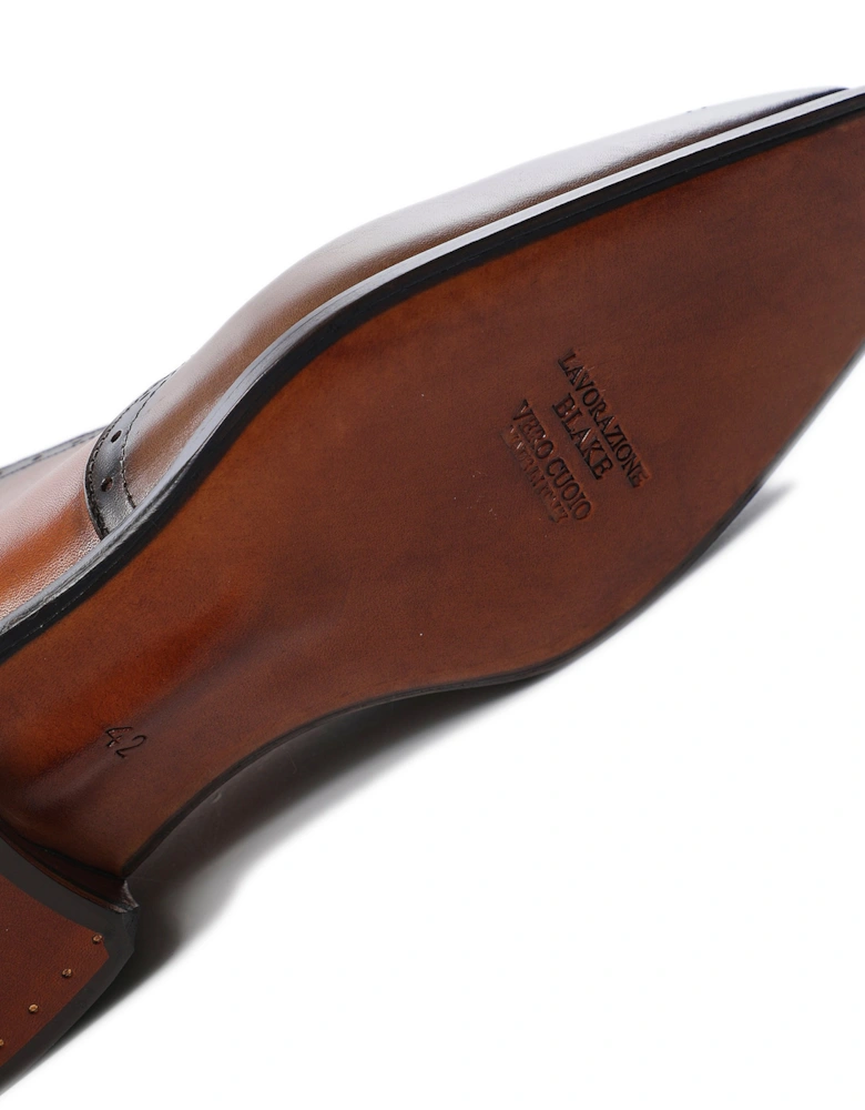Leather Wing-Tip Oxford Brogues