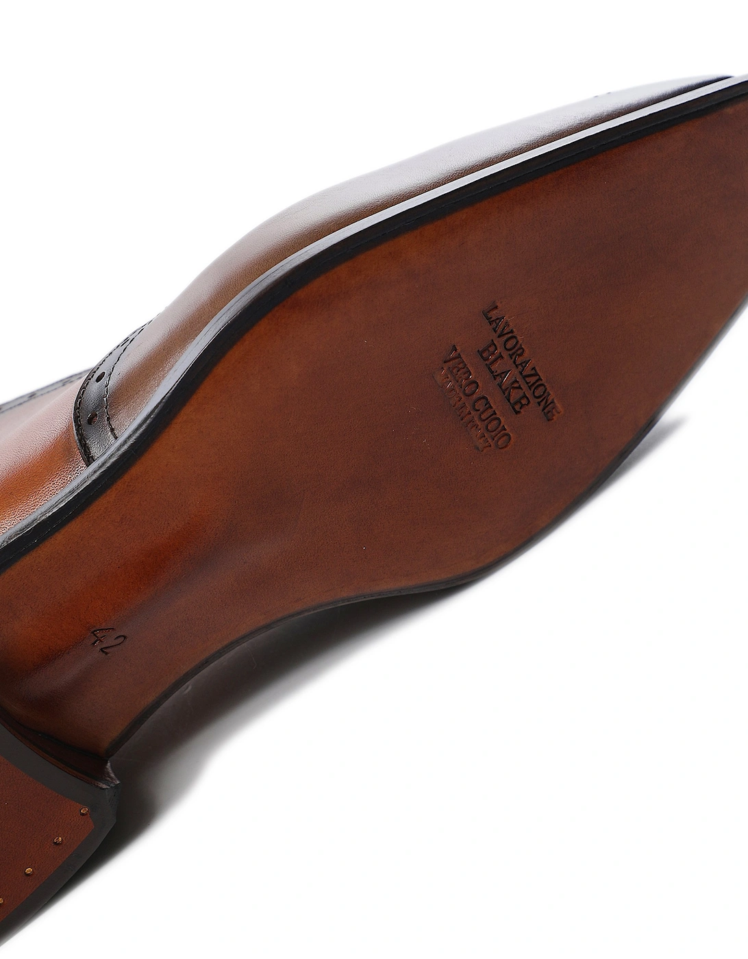 Leather Wing-Tip Oxford Brogues
