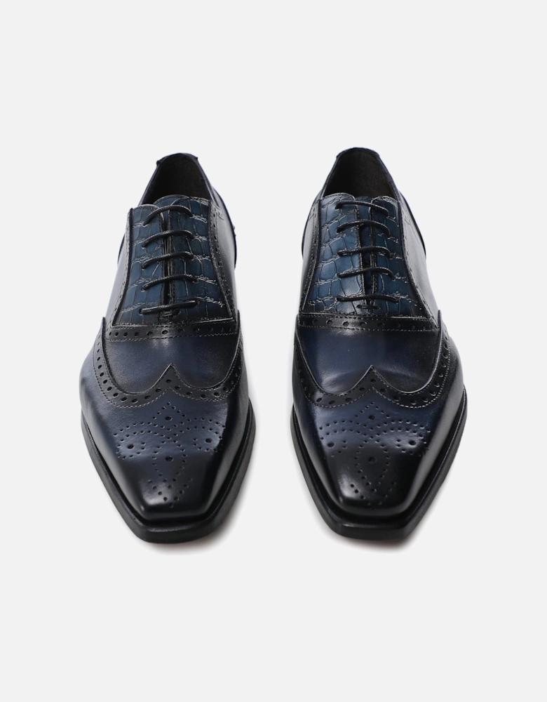 Leather Wing-Tip Oxford Brogues