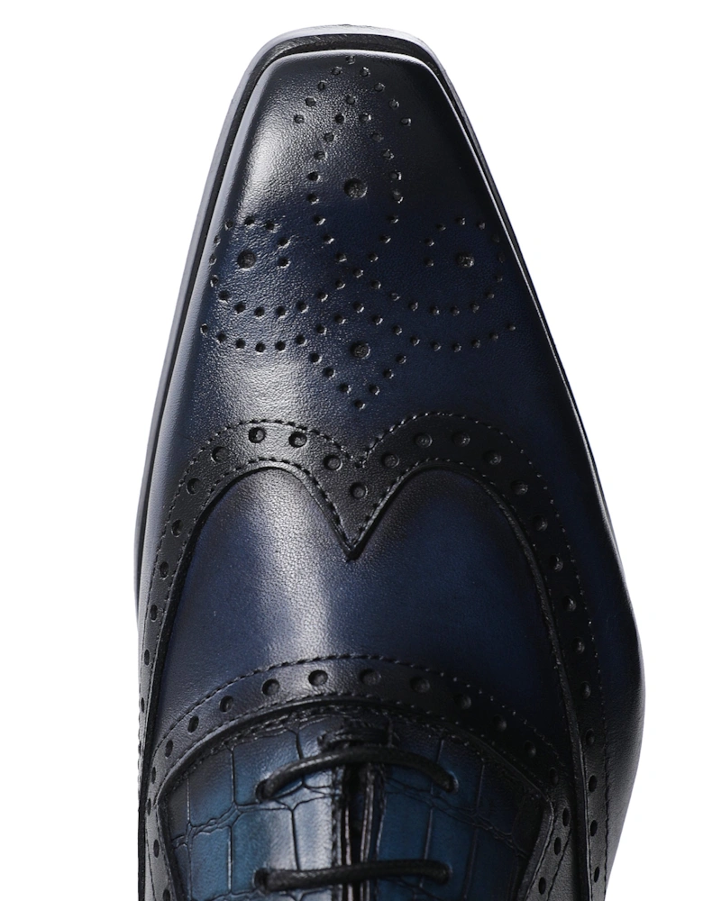 Leather Wing-Tip Oxford Brogues