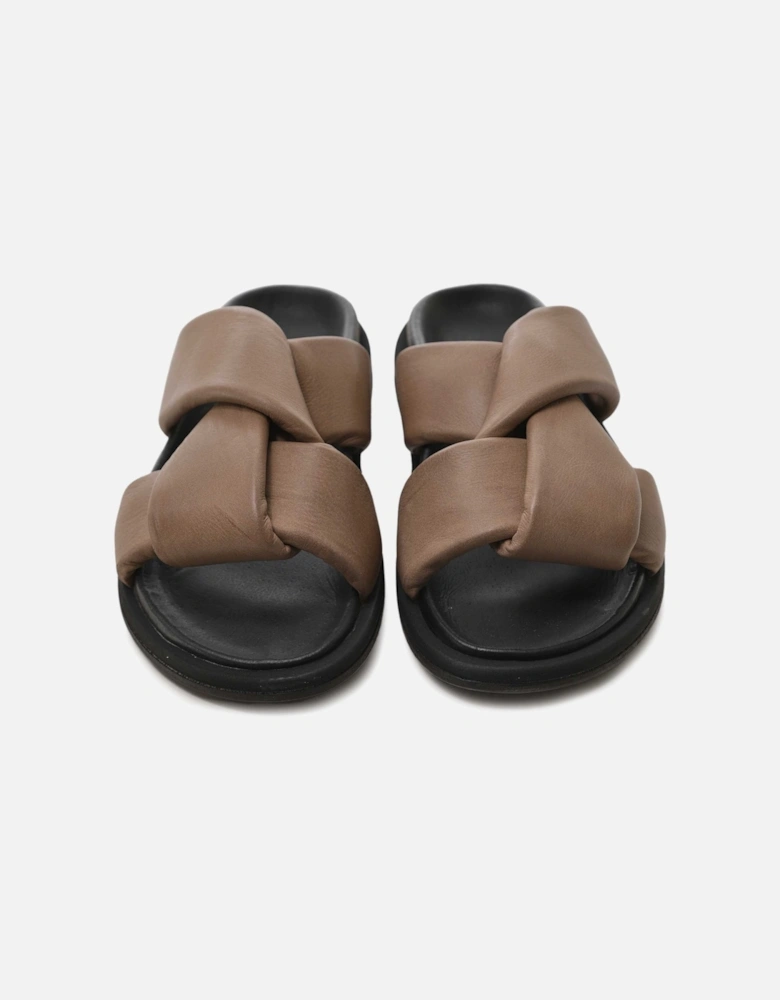 Padded Leather Sandals