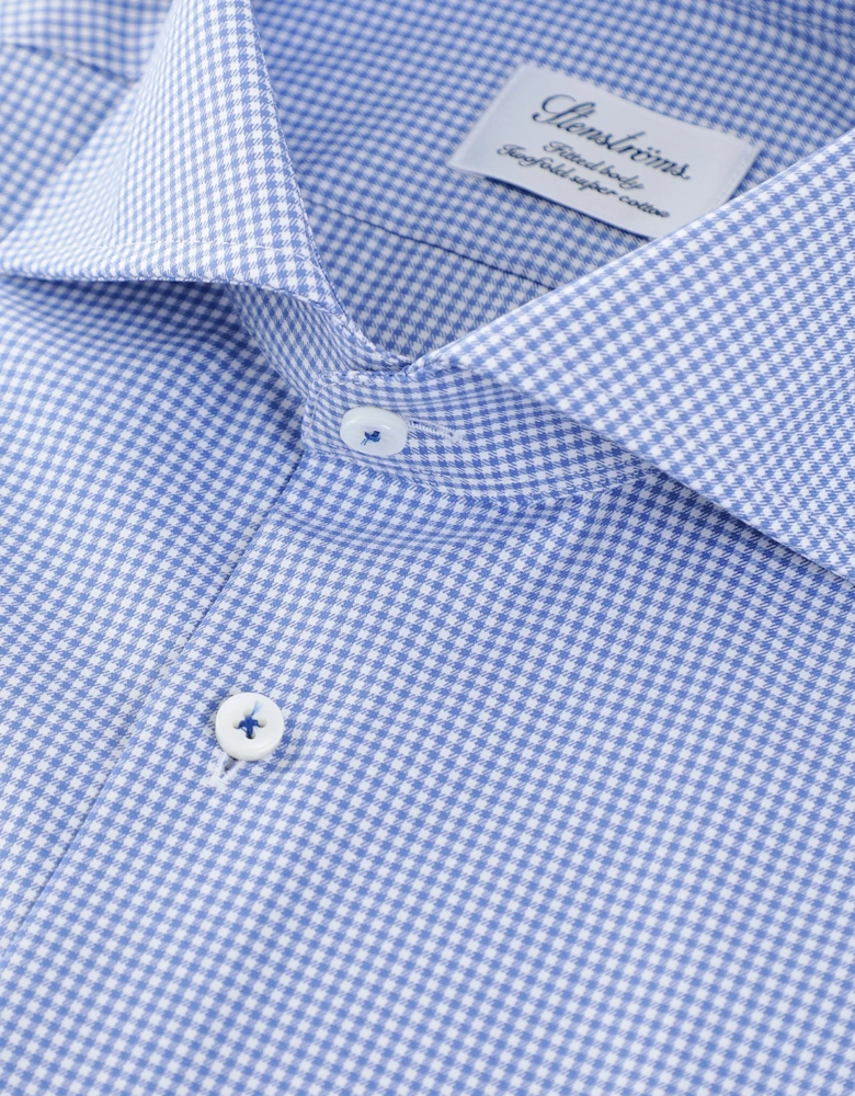 Fitted Body Gingham Shirt