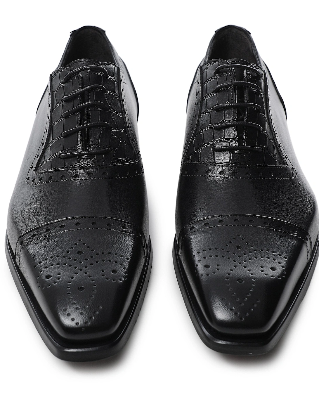Leather Cap Oxford Brogues