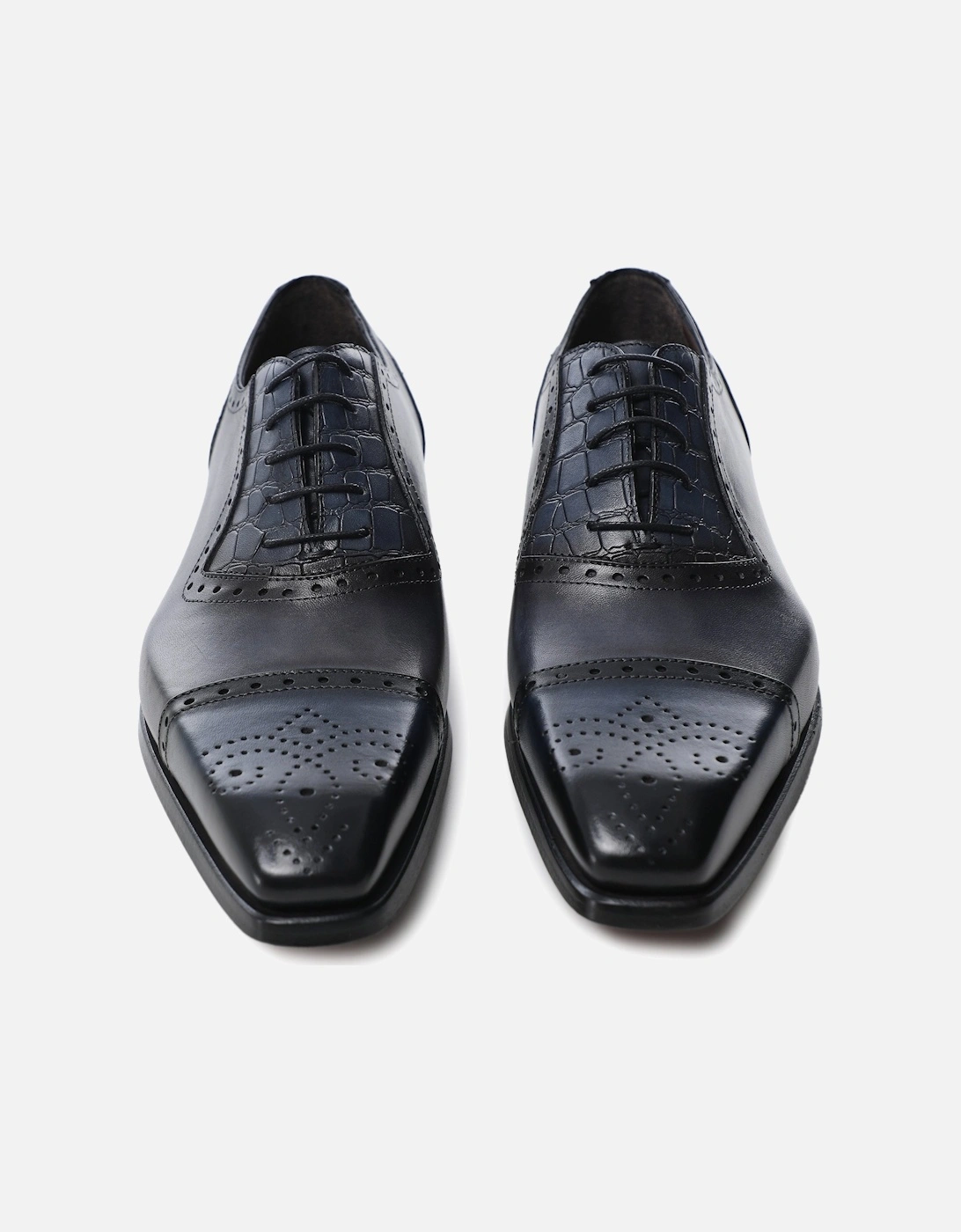 Leather Cap Oxford Brogues