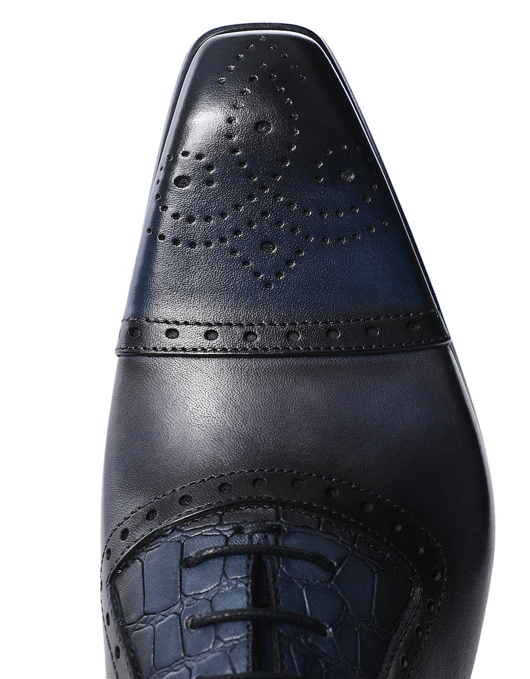 Leather Cap Oxford Brogues