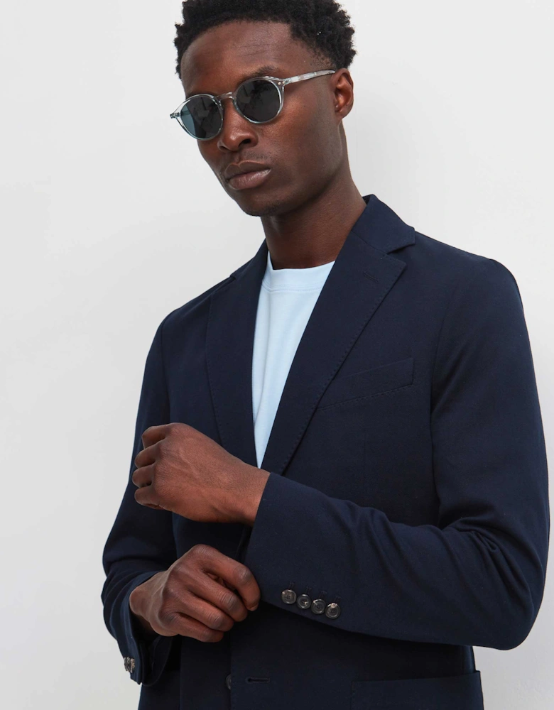 Slim Fit Pique Blazer