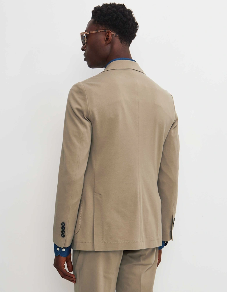 Slim Fit Pique Blazer