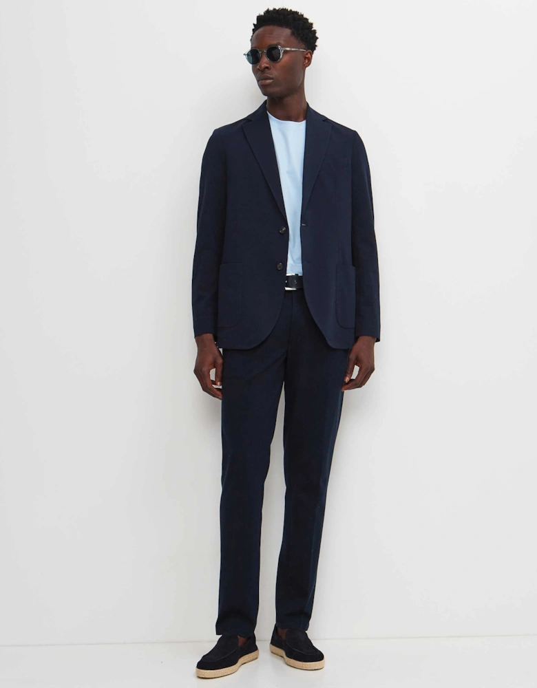 Slim Fit Pique Blazer