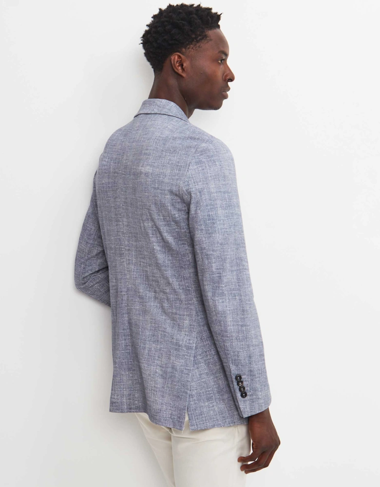 Slim Fit Dyed Pique Blazer