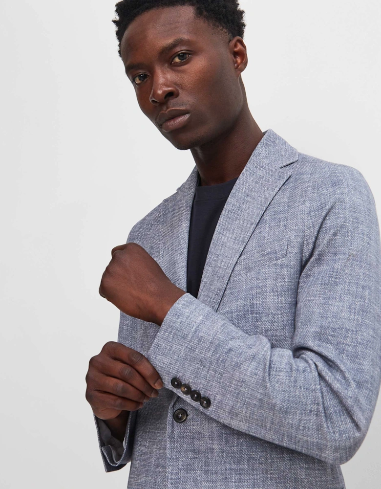 Slim Fit Dyed Pique Blazer