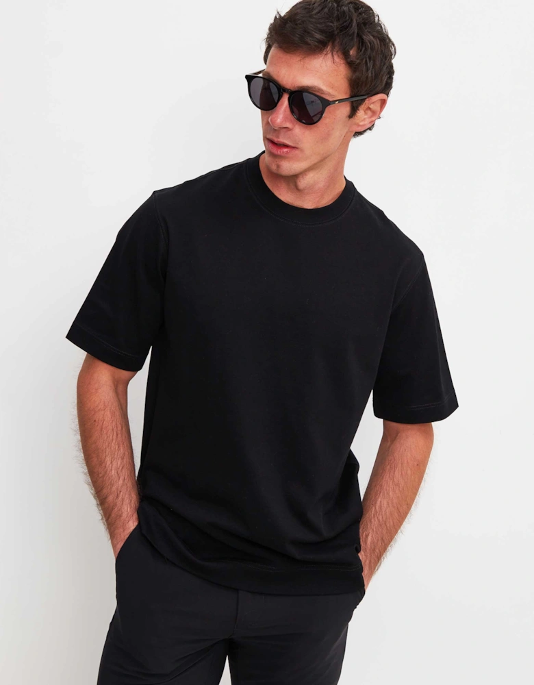 Crew Neck Pique T-Shirt