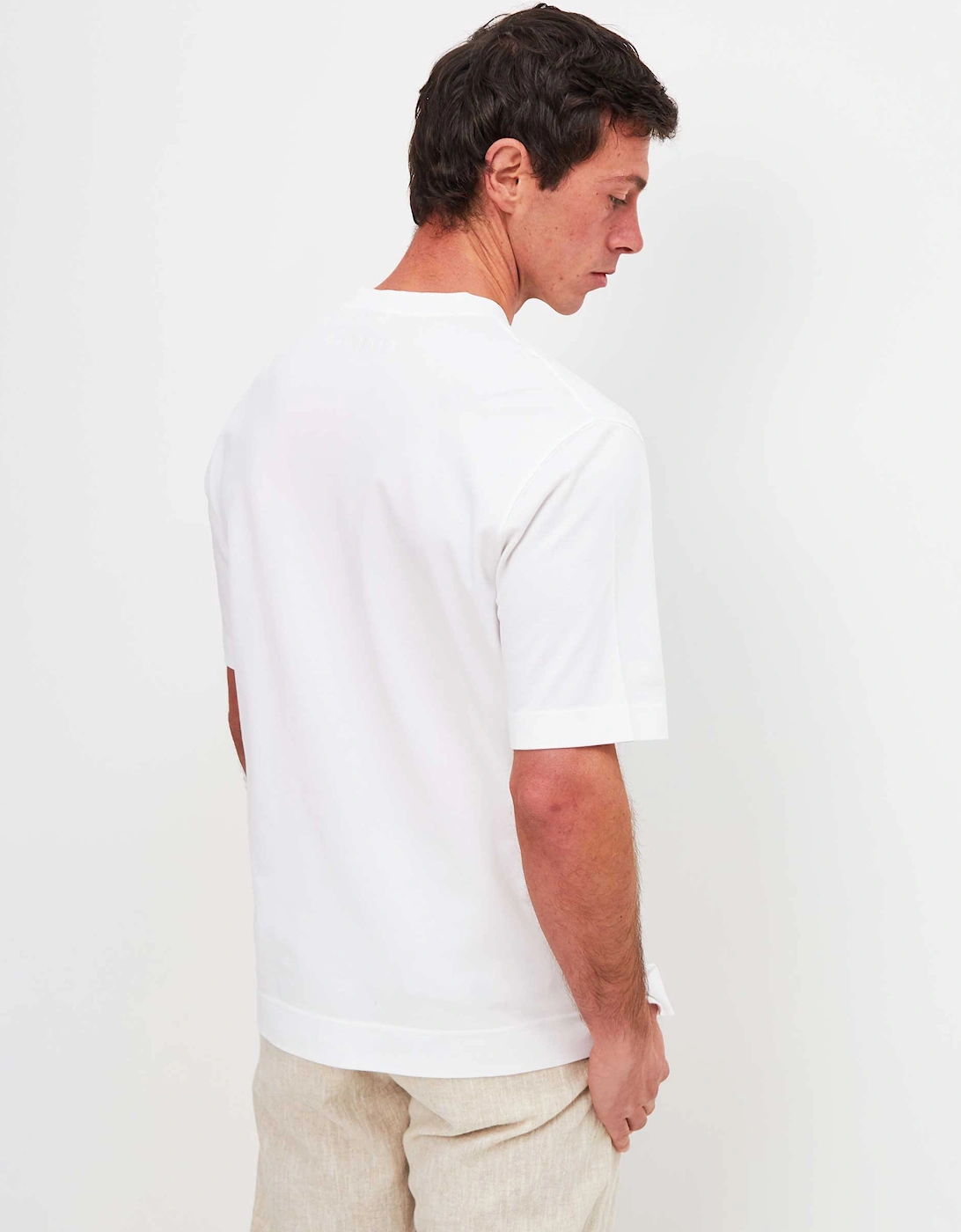 Crew Neck Pique T-Shirt