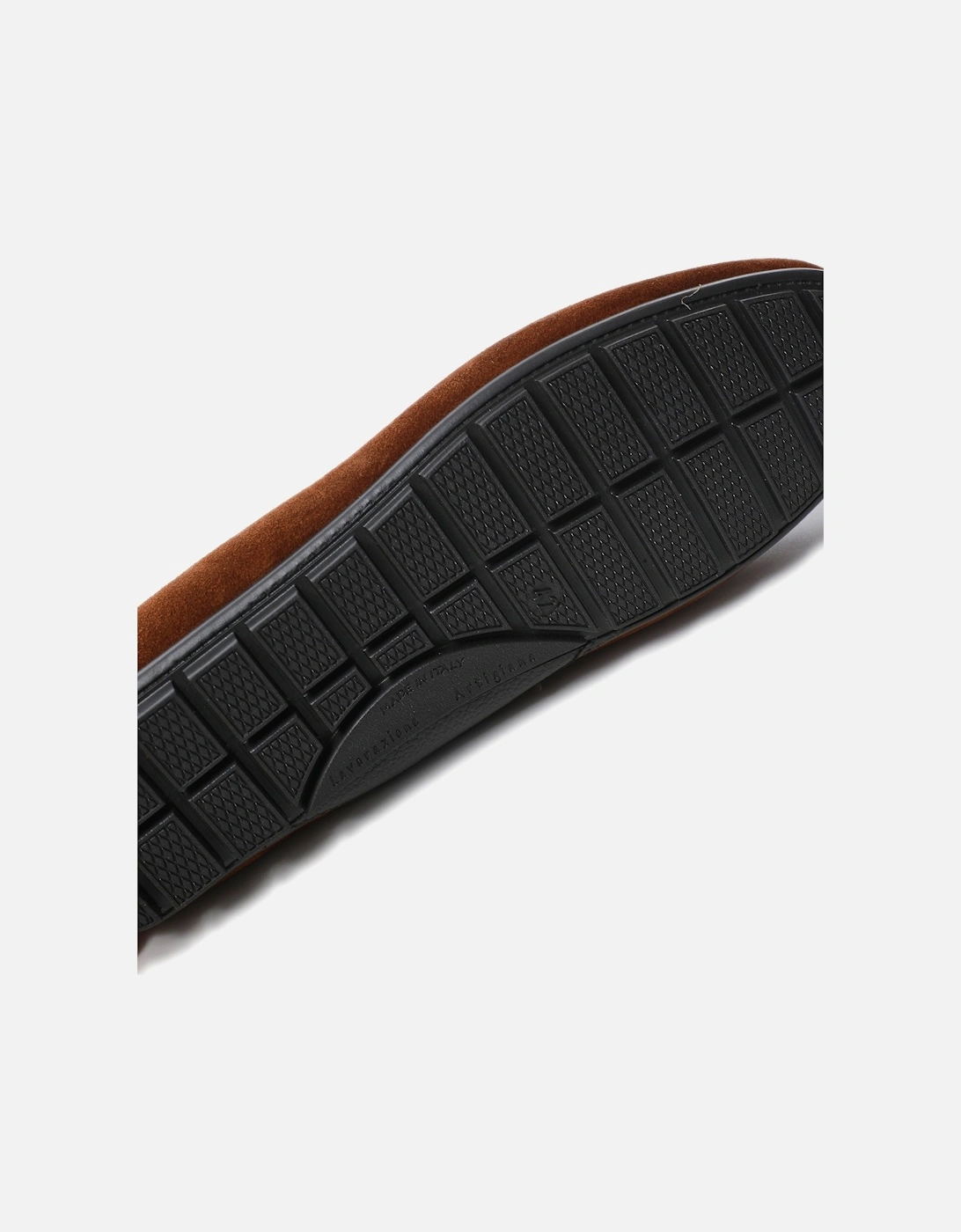 Suede Horse Bit Driving Loafers