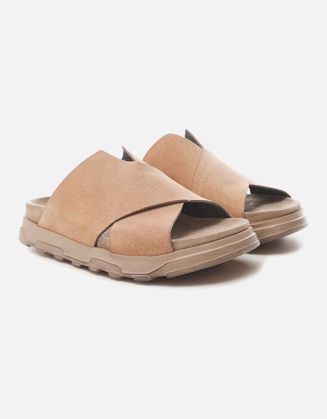 V Front Suede Sandals, 8 of 7