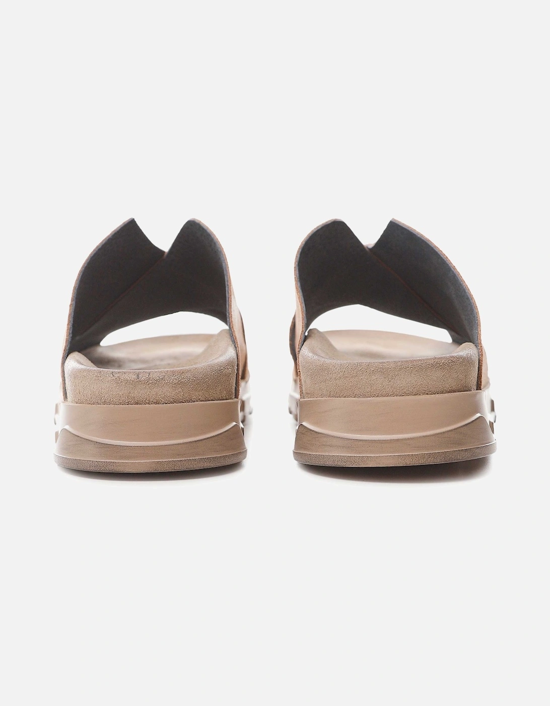 V Front Suede Sandals