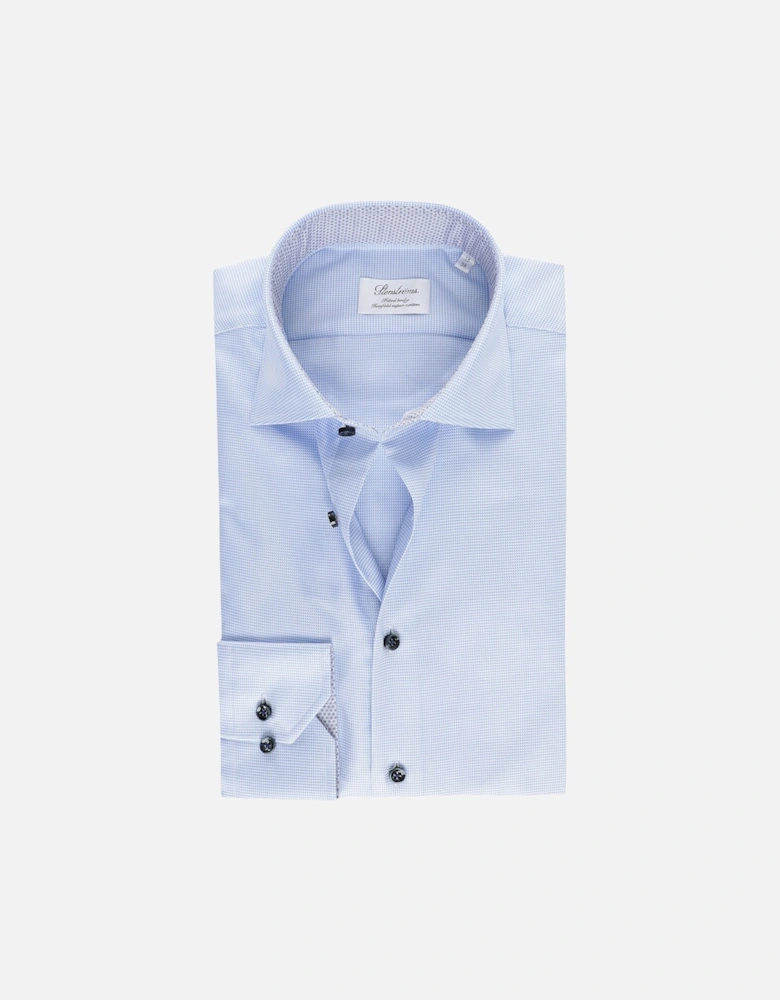Fitted Body Houndstooth Shirt