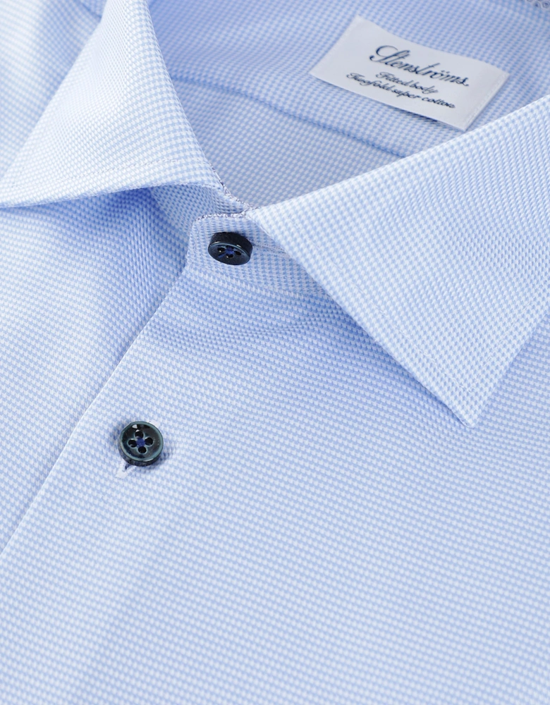Fitted Body Houndstooth Shirt