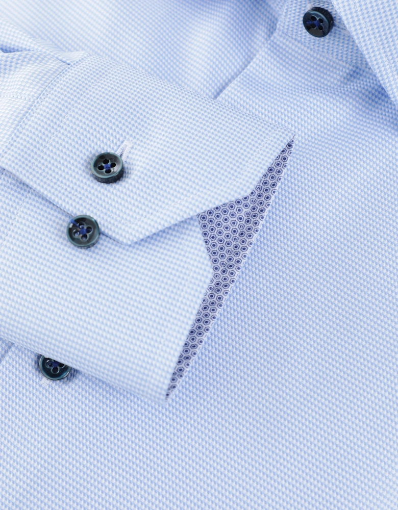 Fitted Body Houndstooth Shirt