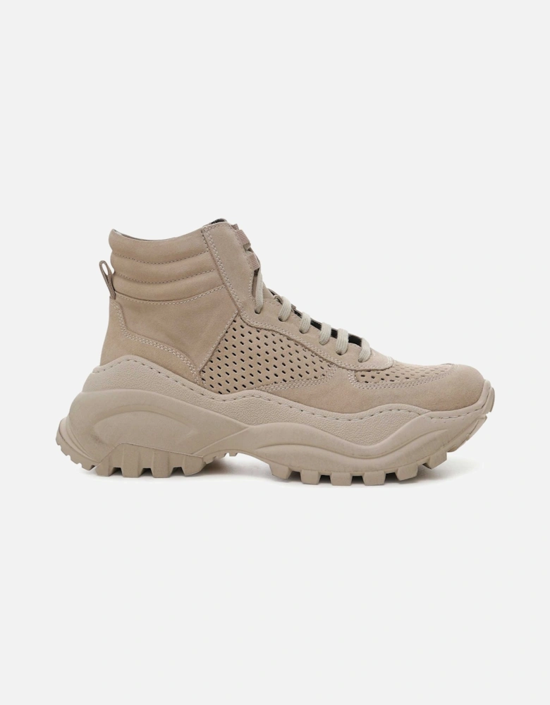 Suede High-Top Trainers