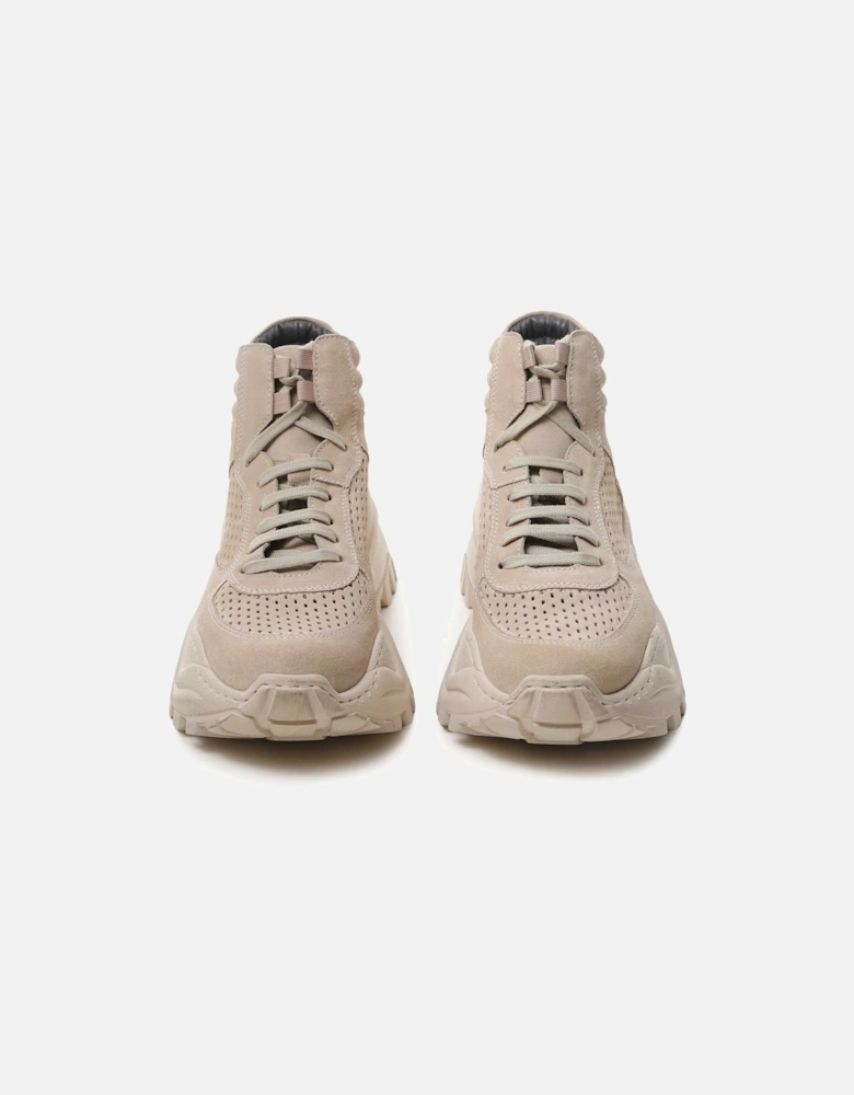 Suede High-Top Trainers