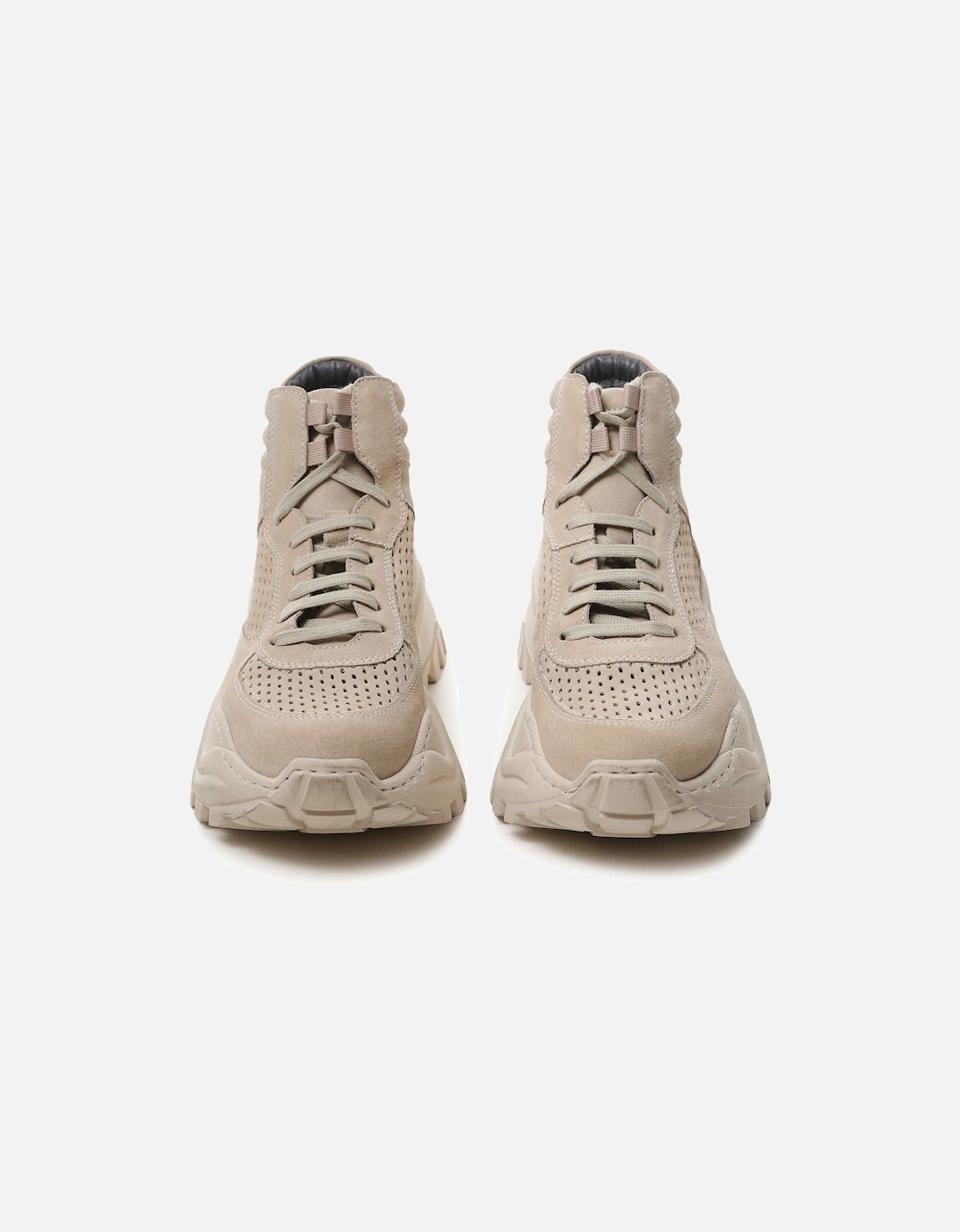 Suede High-Top Trainers