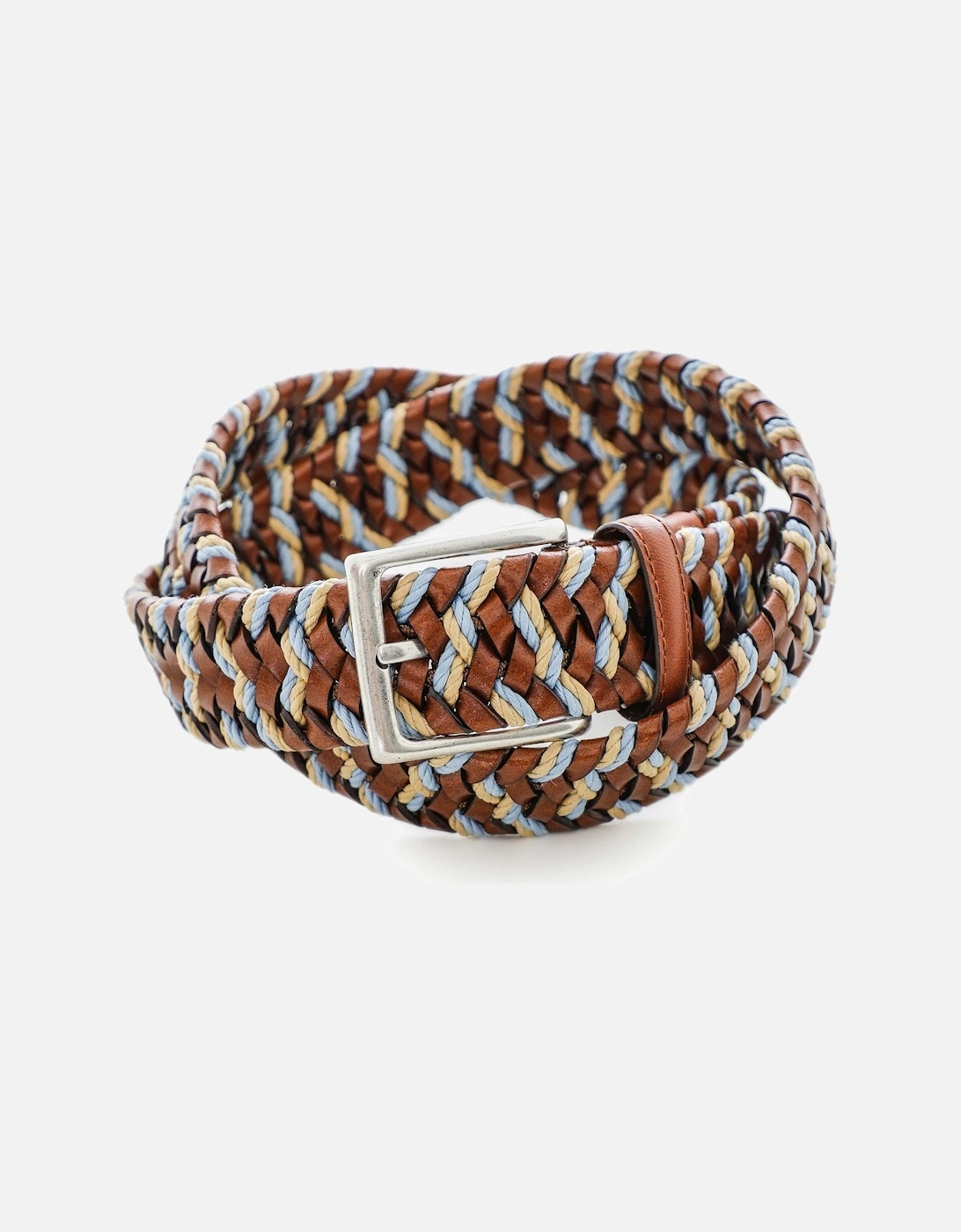 Woven Leather Textile Belt, 3 of 2