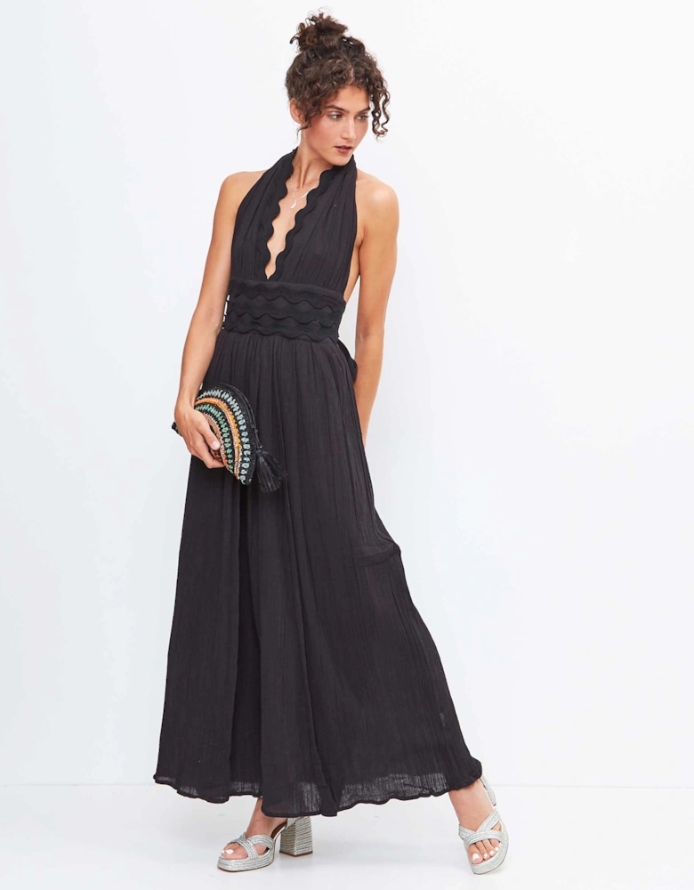 Long Halter Neck Dress
