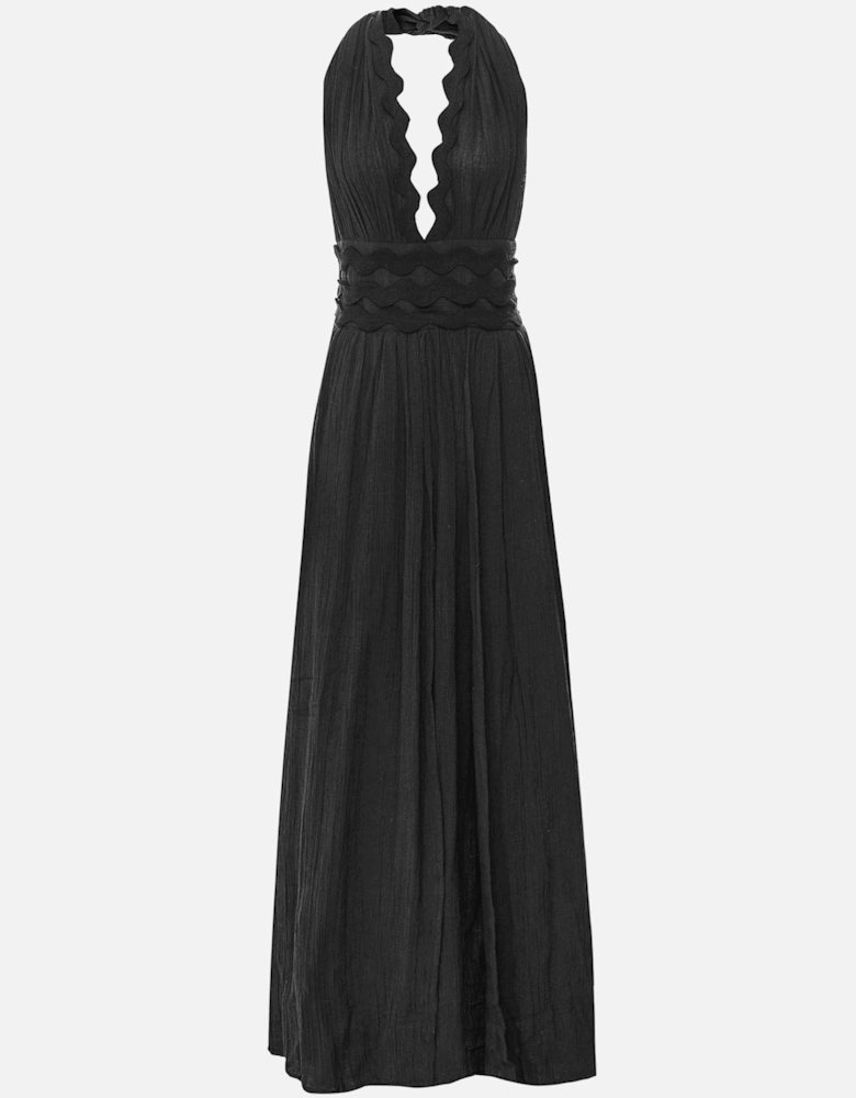Long Halter Neck Dress