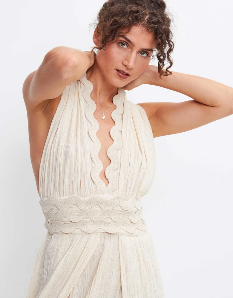 Long Halter Neck Dress