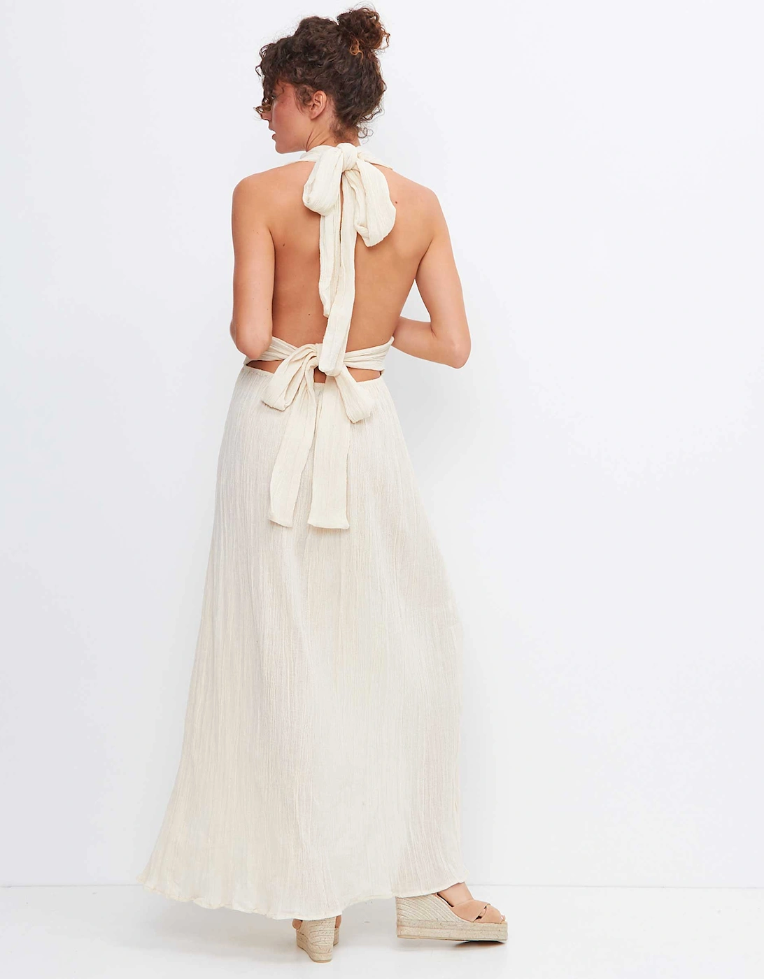Long Halter Neck Dress