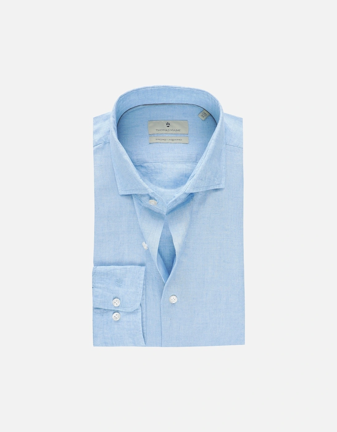Tailored Fit Linen Shirt, 4 of 3