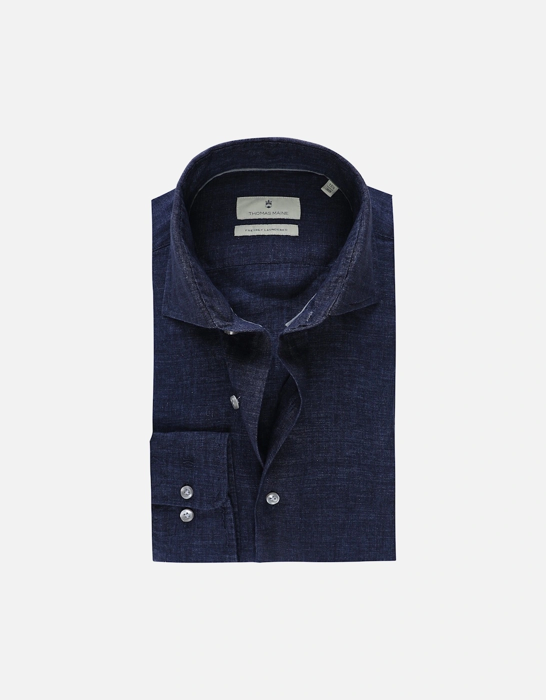 Tailored Fit Linen Shirt, 4 of 3
