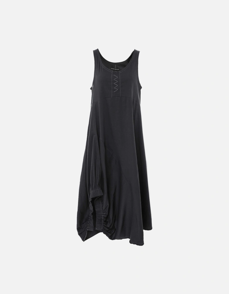 Ruched Detail Midi Dress