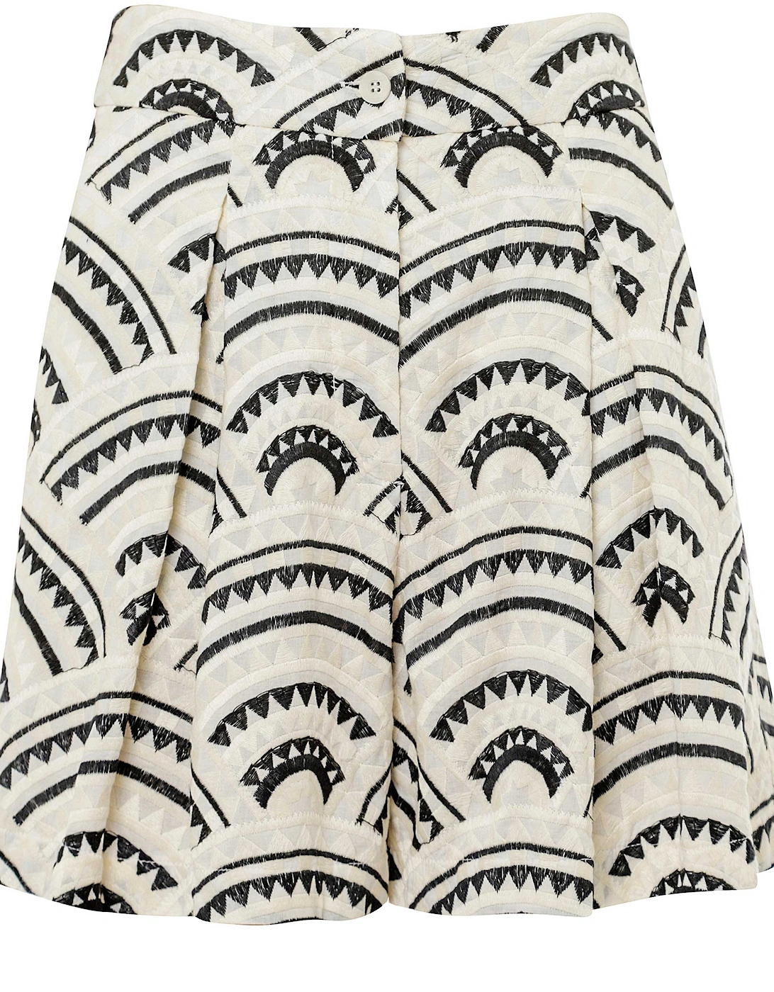Embroidered Wide Leg Shorts, 5 of 4