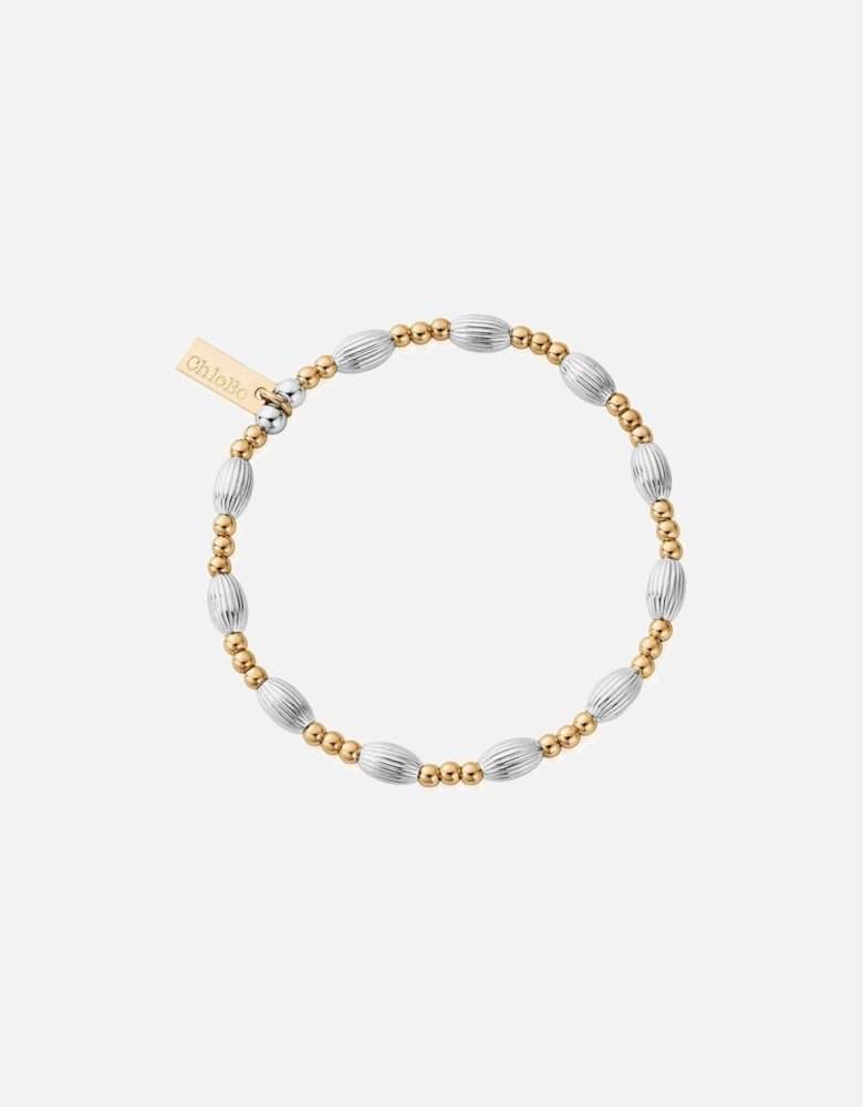 Corrugated Oval Bracelet