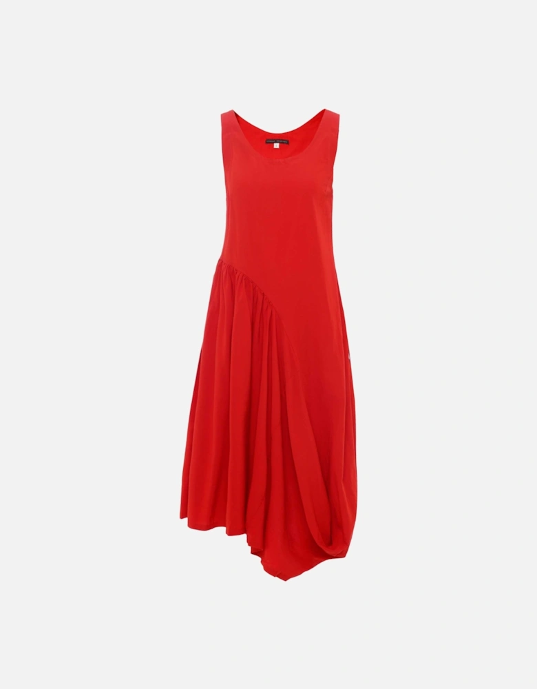 Draped Midi Dress