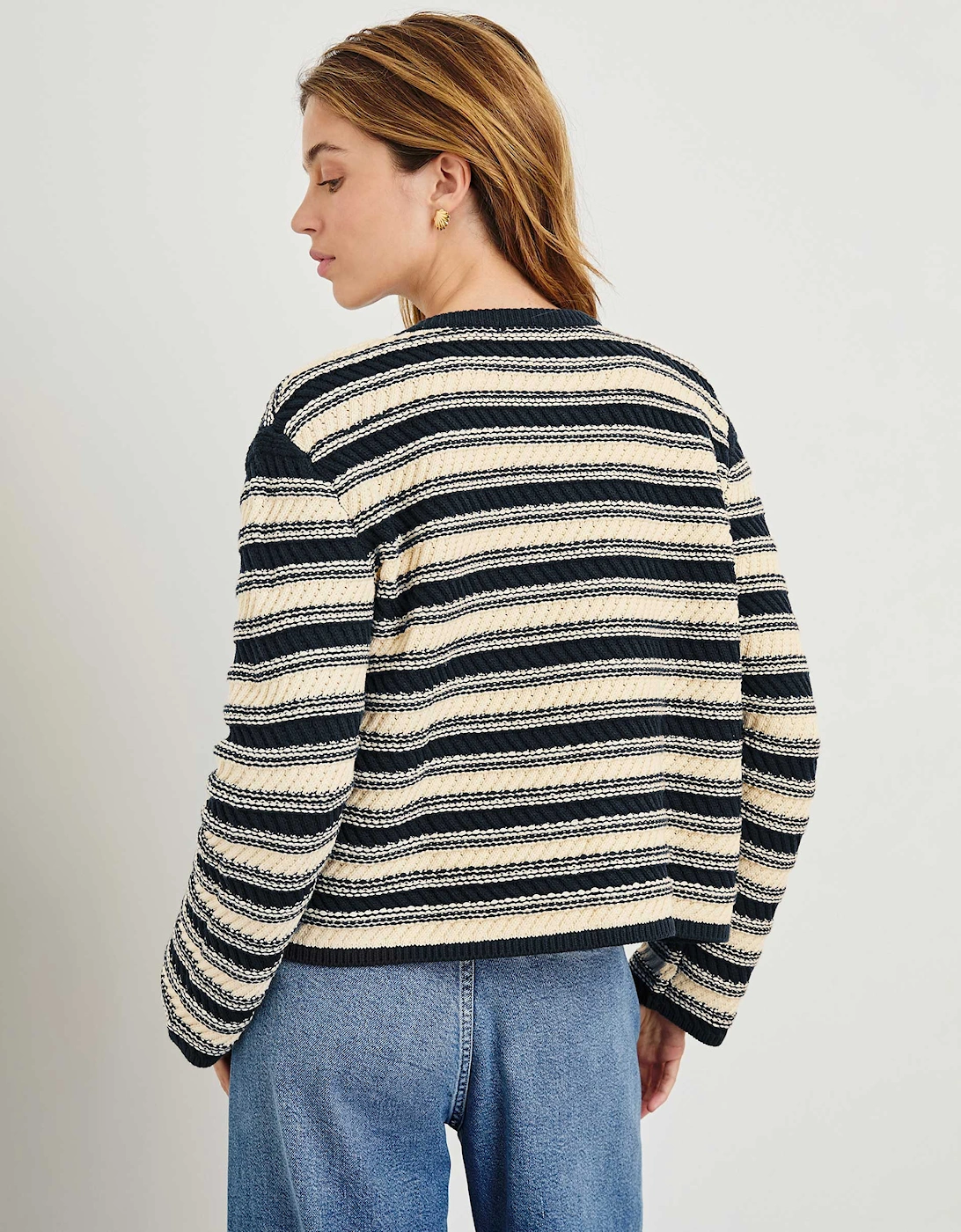 Nelly Striped Cardigan